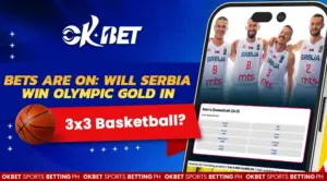 will serbia win olympic gold in 3x3 basketball rules