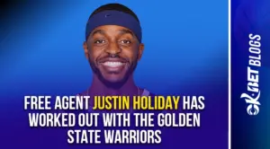 justin holiday work out with golden state warriors