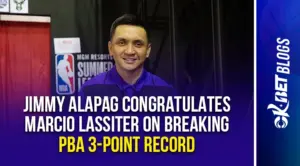 jimmy alapag congratulates new pba 3-point king