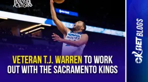 tj warren workout with sacramento kings