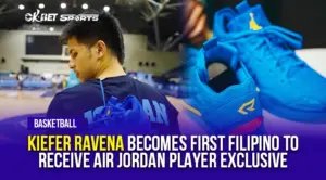 kiefer ravena first filipino to recieve air jordan player exclusive