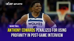 anthony edwards fined by nba for profanity