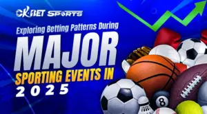 Major sporting events A ball of different sports with a text beside