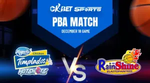 Pba game Magnolia vs Rain or shine a graphics image of two pba teams