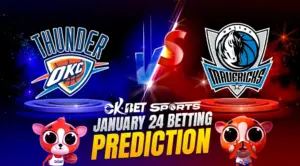 okc thunder vs dallas mavericks a logo of 2 nba team