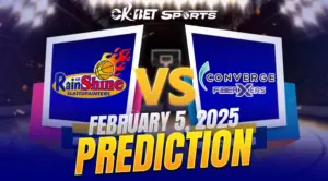 ros vs converge a logo of 2 pba team