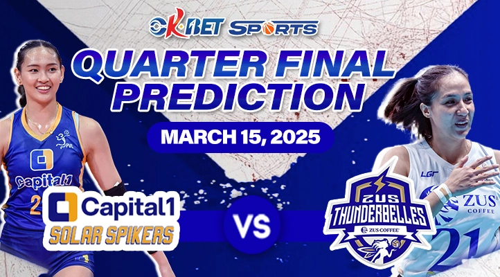 a player with a logo of capital1 vs zus on pvl quarter finals