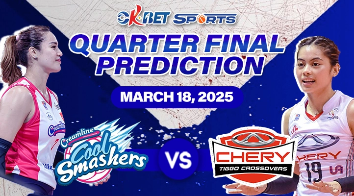 pvl quarterfinals mathc prediction between creamline and cherry tiggo march 18, 2025