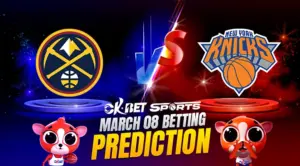 a nba logo of denver nuggets vs phoenix suns