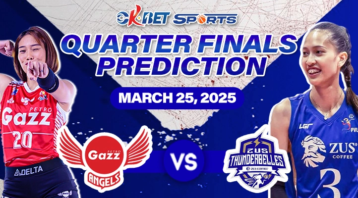 petro gazz angels vs zus coffee march 25, 2025 quarterfinals pvl prediction