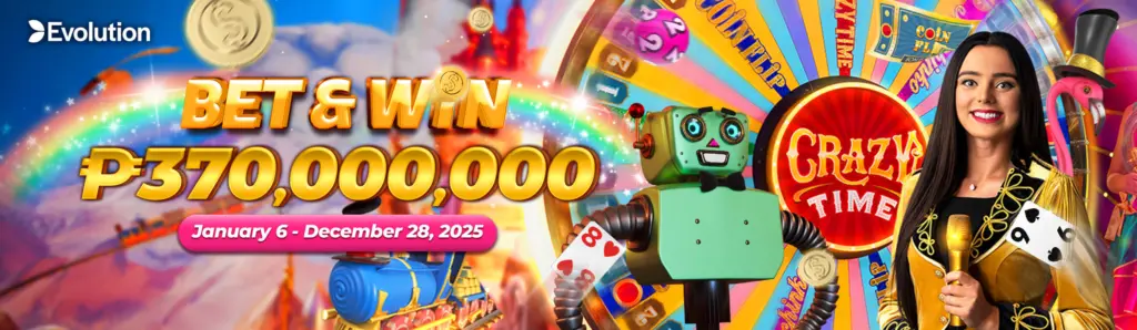 bet and win promo with evlution games