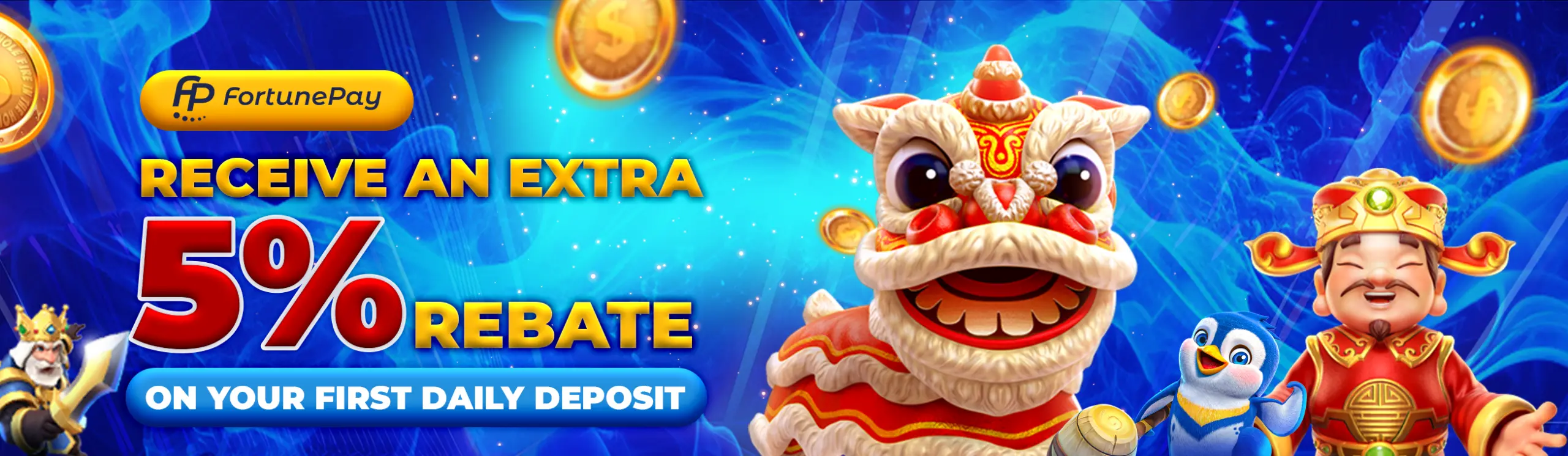 fortune pay promo get extra 5% rebate