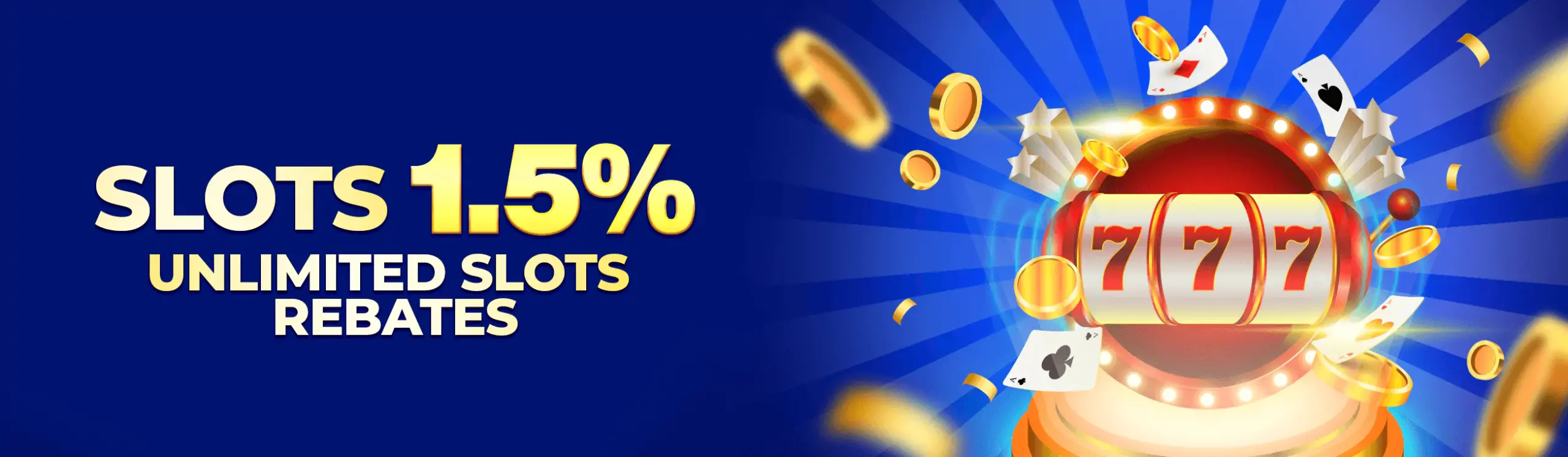 okbet unlimited slots rebates up to 1.5%