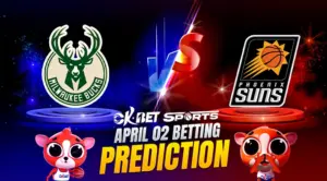 logo of two nba milwaukee bucks vs phoenix suns