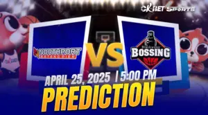 matchup two logo of northport vs blackwater
