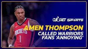 amen thompson called gsw fans annoying after game 6 playoffs