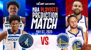 matchup of two player in game of timberwolves vs warriors