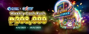 FUNKY GAMES X OKBET WEEKLY CASH RUSH
