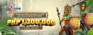 OKSPIN MID-YEAR SUMMER DAILY REWARDS
