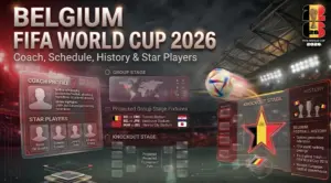 Belgium FIFA World Cup 2026: Coach, Schedule, History & Star Playe