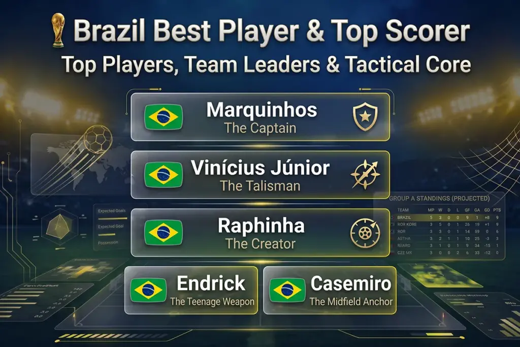 Brazil Best Players & Top Scorers