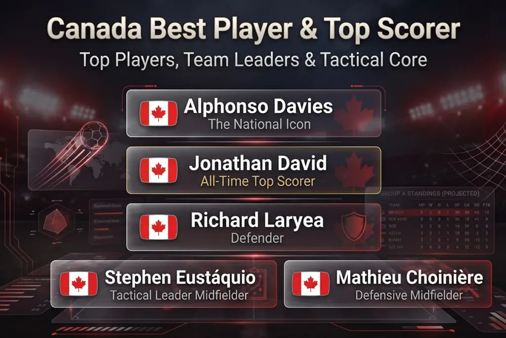 Canada Best Players & Top Scorers