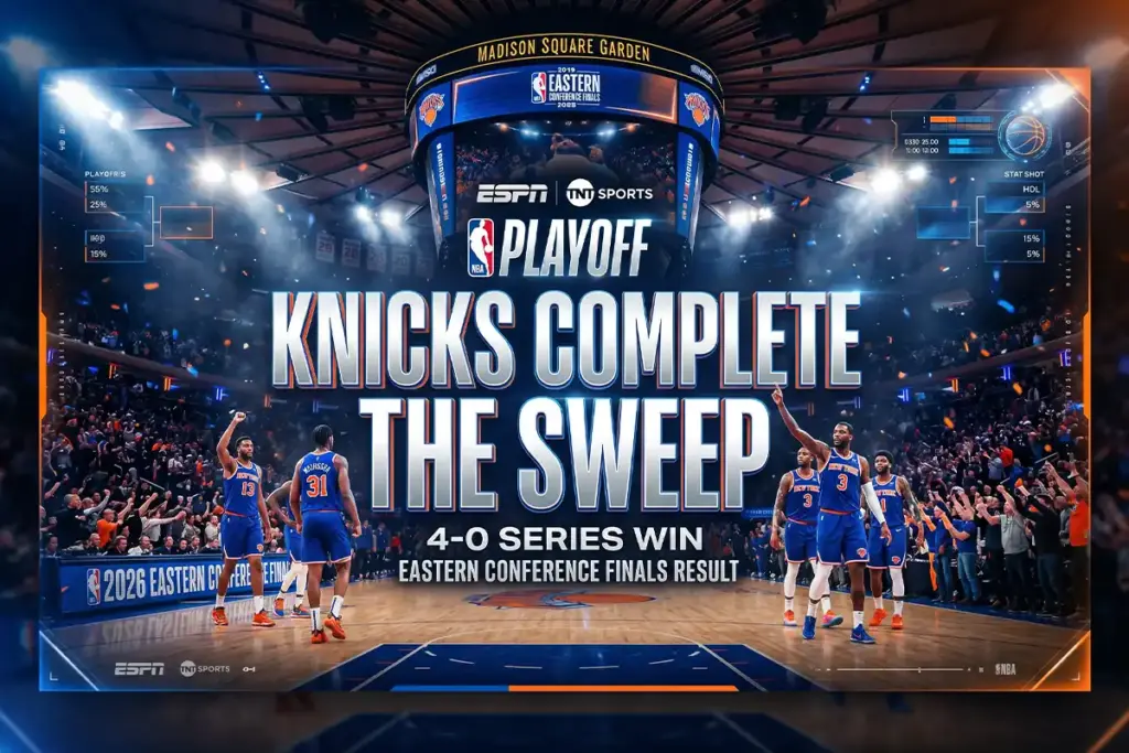  Eastern Conference Finals Result – Knicks Complete the Sweep