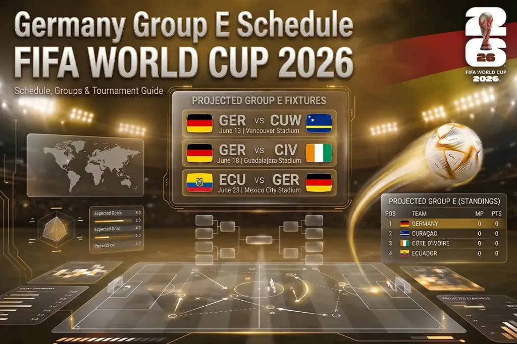 The Upcoming Match Schedule For The FIFA World Cup 2026 