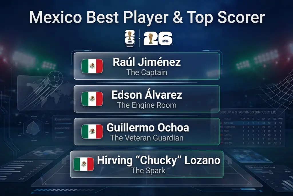 Mexico Best Players & Top Scorers