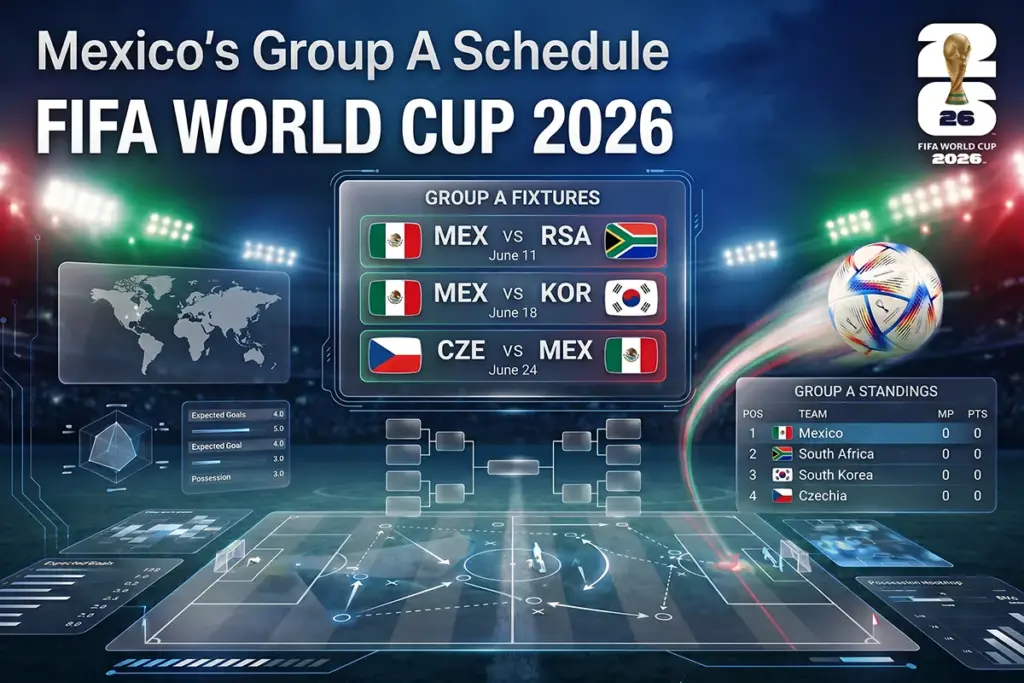 FIFA World Cup 2026: Mexico's Group A Schedule