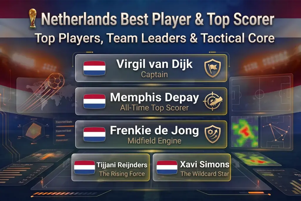Netherlands Best Players & Star Names for FIFA World Cup 2026