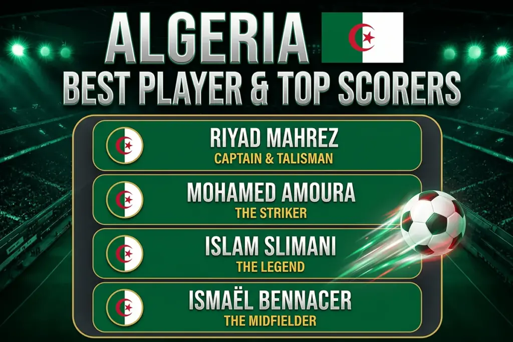 Algeria Best Players & Top Scorers