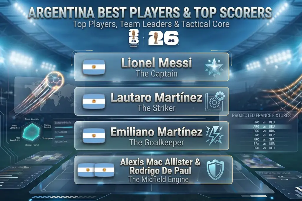 Argentina Best Players & Top Scorers