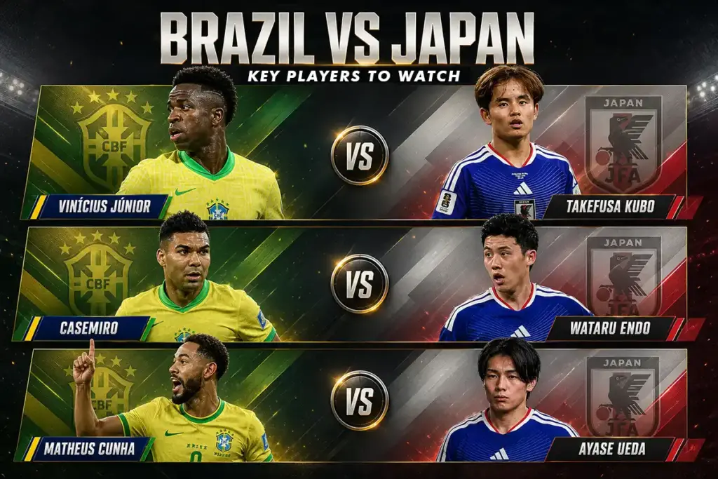 Brazil And Japan Key Players to Watch