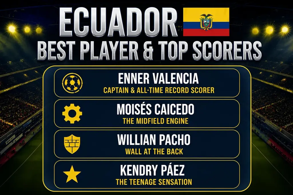 Ecuador Best Players & Key Stars for 2026