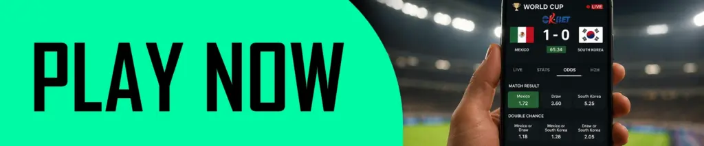 mexico vs south korea on OKBet