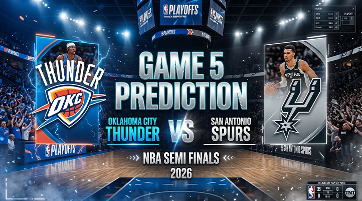 OKC vs Spurs Game 5 Prediction &ndash; NBA Semi Finals 2026