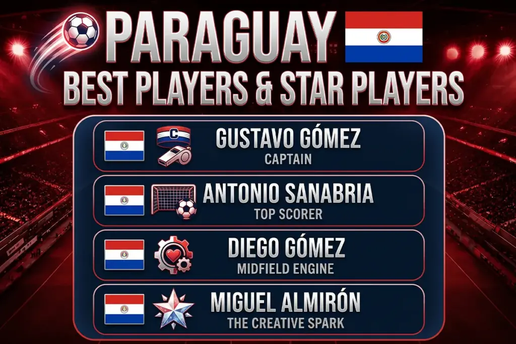 Paraguay Best Players & Star Players