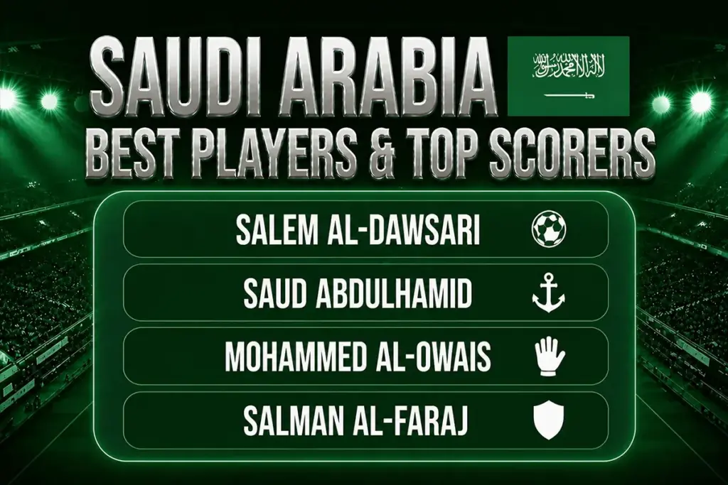 Saudi Arabia Best Players & Top Scorers