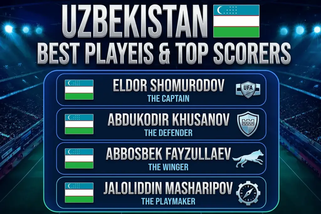 Uzbekistan Best Players & Top Scorers