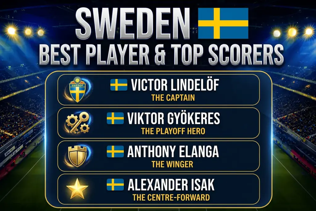 Sweden Best Players & Top Scorers