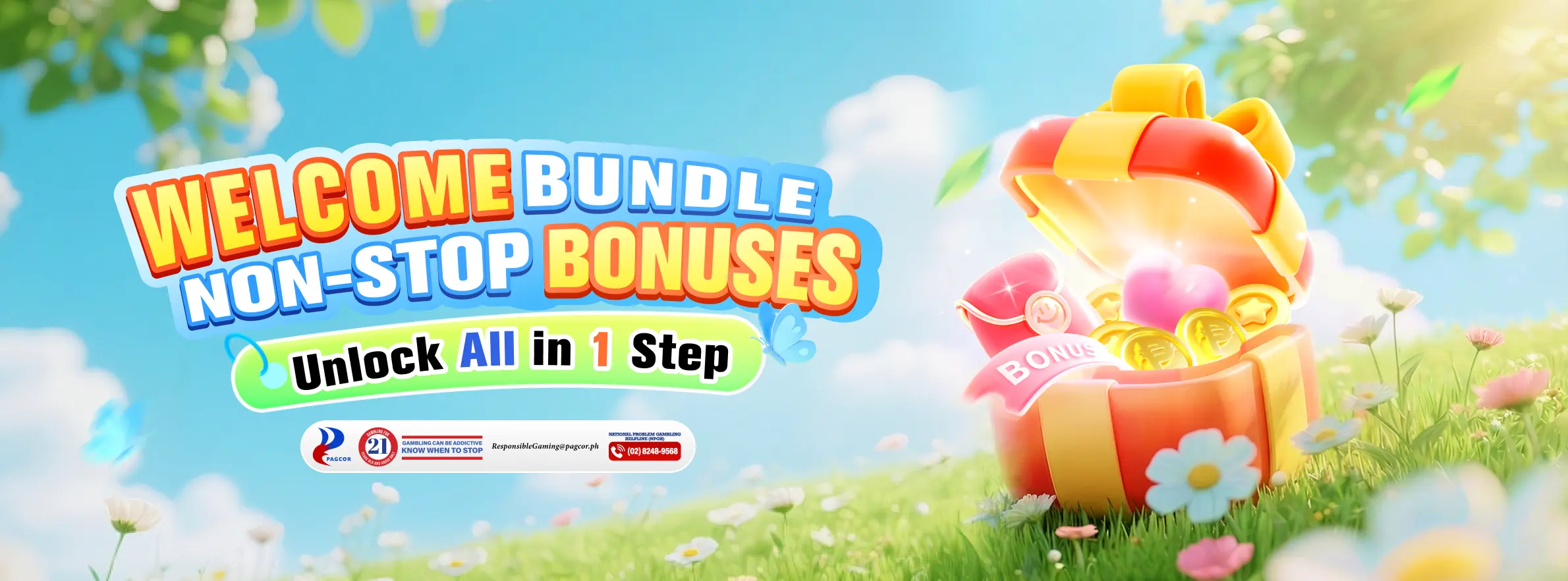 Welcome Bundle: Unlock All Non-Stop Bonuses in 1 Step at OKBet