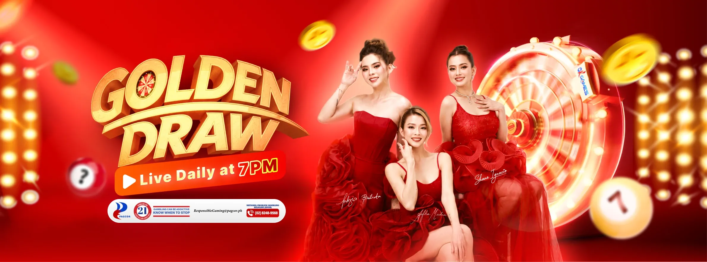 Golden Draw: Live Daily Lucky Number Draw at OKBet, 7PM