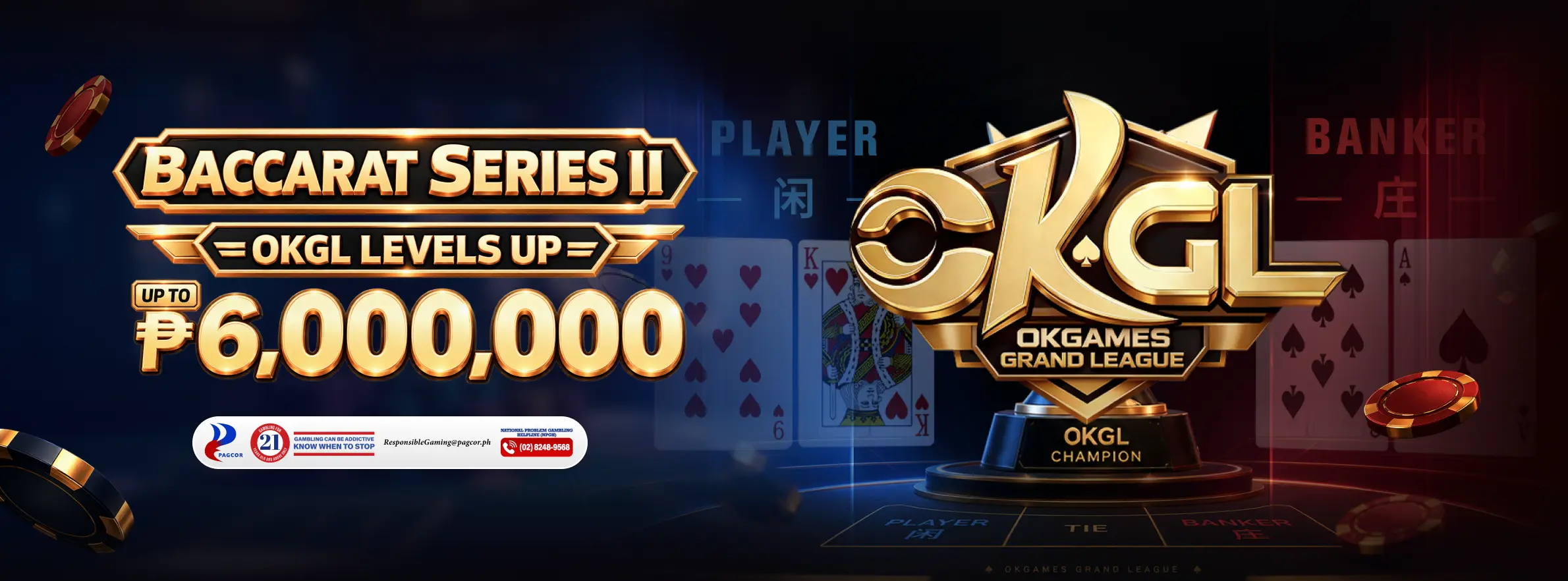 OKGames Baccarat League II: Share a ₱6,000,000 Prize Pool at OKBet