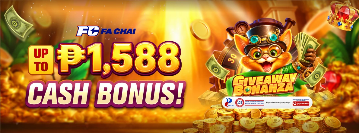 Fa Chai Giveaway Bonanza: Up to ₱1,588 Cash Bonus at OKBet